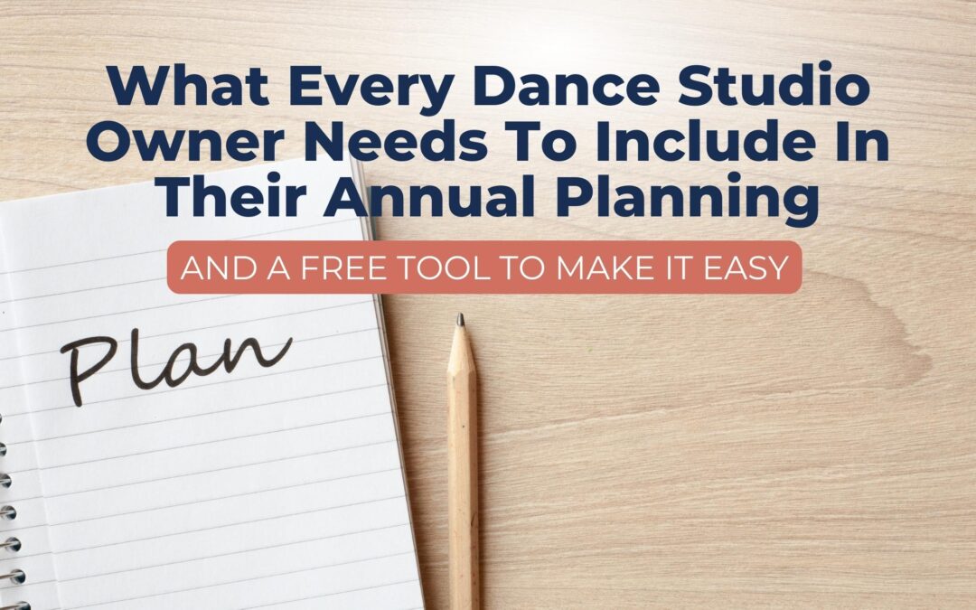 What To Include In Your Annual Plan